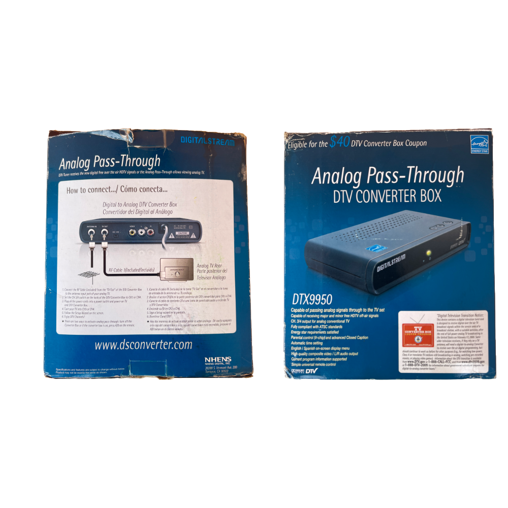 Analog Pass-Through DTV Converter Box